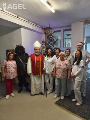 Mikuláš rozžiaril deň pacientom aj zamestnancom Nemocnice AGEL Žiar nad Hronom